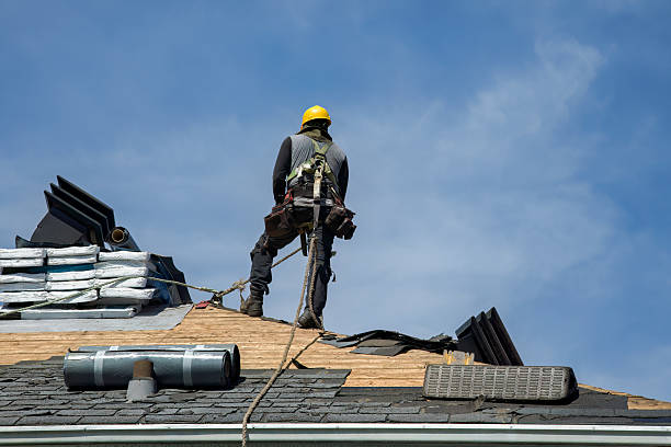 Professional Roof Installation technician working in Hardyville, VA
